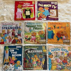 Berenstain Bear Book Lot, Set of 8